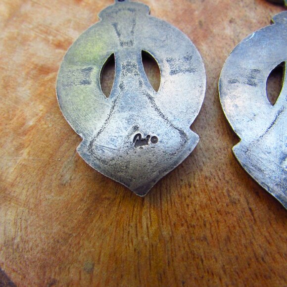 Art Deco Style Earrings | 1930s Earrings | DURI Earrings | Costume Jewelry - Picture 7 of 8